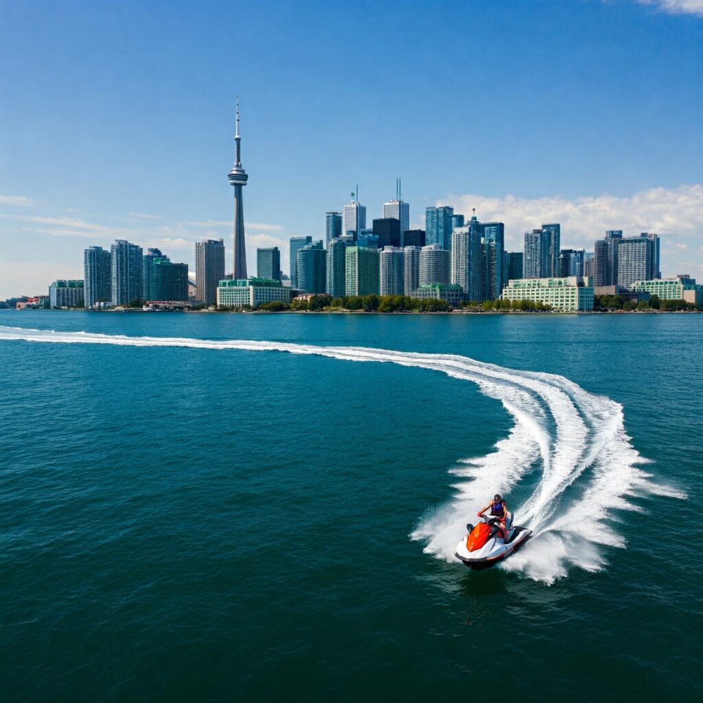 Toronto Jet Ski Rental around Toronto Island